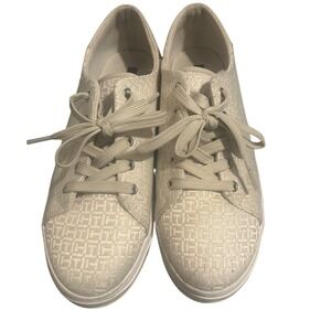 Tommy Hilfiger‎ Monogram Sneakers Platform Lace Up Shoes Size 9